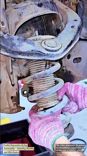 Precise Suspension Spring Reassembly – Restoring Stability and Ride Control
