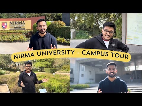 Nirma University Campus Tour | 120 Acres Lush Green Campus: Nirma University Ahmedabad | Campus Vlog