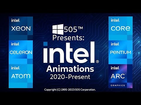 Intel Animations (2020-Present) - Jingle Part #1 | Evo, vPro, ARC, Pentium, XEON, CORE, Intel Inside