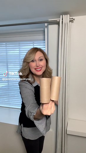 Toilet Paper Curtain Roll Hack