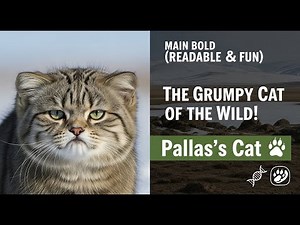 Meet the Elusive Pallas's Cat: Nature's Grumpy Feline!