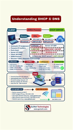 Understanding DHCP & DNS | How Internet Works Behind the Scenes (CCNA)