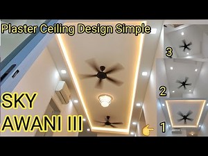 Plaster Ceiling Design Lbox Full House | Sky Awani 3 || Azmi Plaster