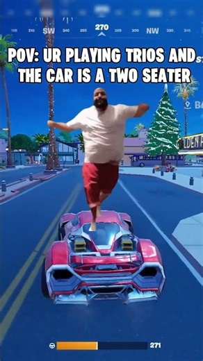 POV: Ur playing trios and the car is a two seater😂