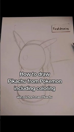 how to draw Pikachu from Pokemon including coloring #shorts