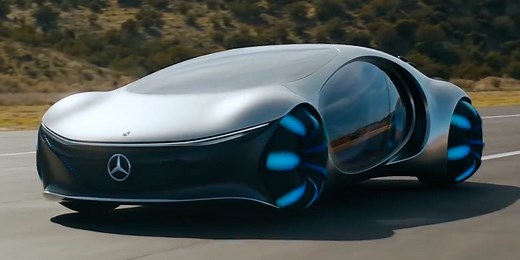 Futuristic Mercedes doesn't have a steering wheel