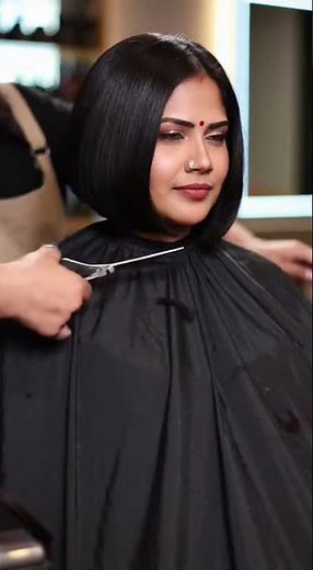 She chose a short look...and it suited her perfectly