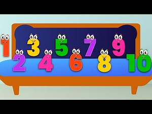 Ten Little Numbers Jumping on the Bed | Fun Counting Song for Kids #counting