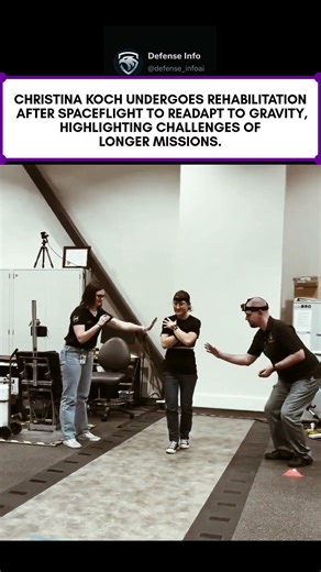 Astronaut Recovery 🧑‍🚀 | Christina Koch After Space Mission #shorts