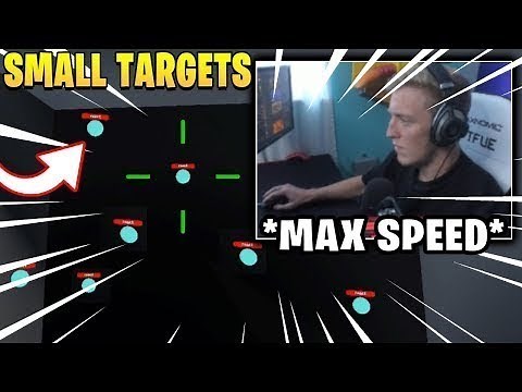 Tfue Shows His Maximum AIM SPEED in Kovaak's Aim Trainer