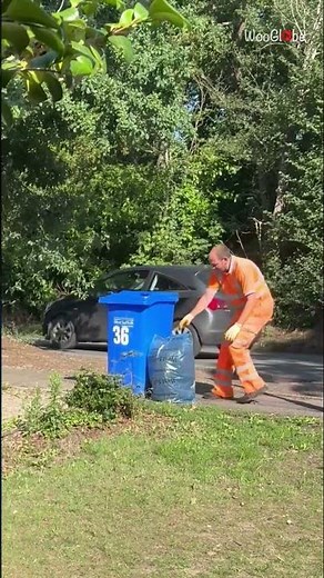Garbage Bag Prank: Epic Trash Bag Surprise on Bin Man! || WooGlobe