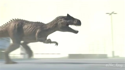 tyrannosaurus rex alosaurio Jurassic world