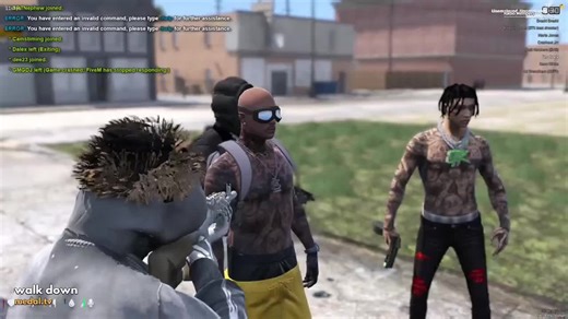 Made The Opps Strip And Run Down The Street😭😭#buttonlandchicago #gta #roleplay #hoodgta5rp #fyp #famous #fivem