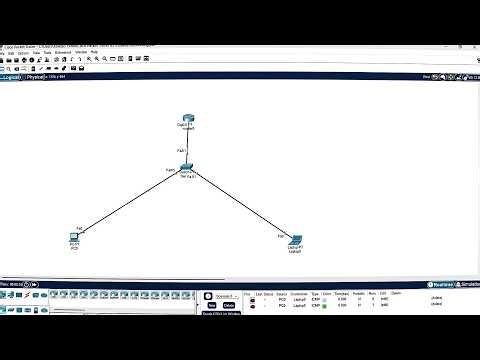 Simple NETWORK CREATION in Cisco Packet Tracer