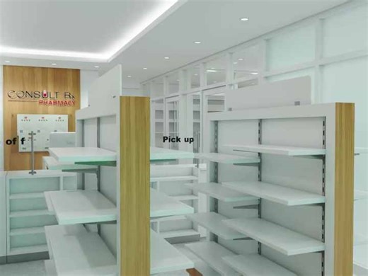 High-end Useful Pharmacy Retail Sales Counter Design Modern Retail Shop Counter With Drawers Durable Table Workstation