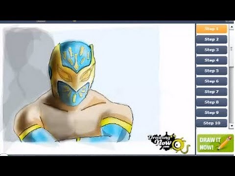 How to Draw Sin Cara from WWE