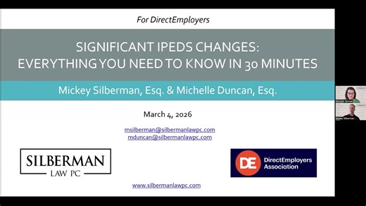 Significant IPEDS Changes: What You Need to Know in 30 Minutes
