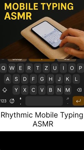 Hypnotic Rhythmic Mobile Typing ASMR 🔥 Satisfying Keyboard Tapping Sounds 🎧💤