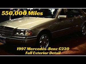 550,000 Mile Mercedes Detail! | 1997 Mercedes-Benz W202 Facelift C230