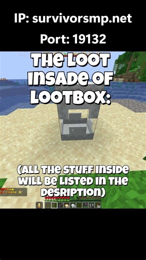 Giveaway on Survivor SMP! Day 1 #minecraft #survivorsmp #giveaway