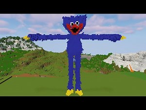 Huggy Wuggy in Minecraft! | Minecraft Build Challenge