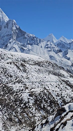 Million dollars views comes after hardest climb at Thukla. | Everest Base Camp Adventure