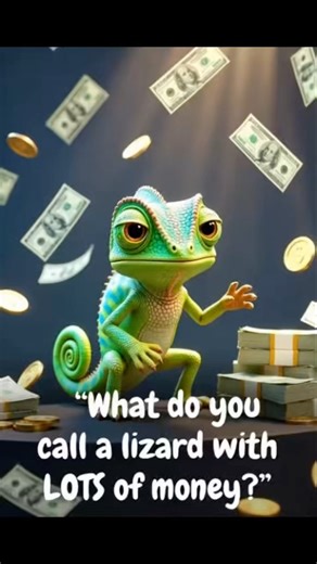 Hilarious Chameleon Joke 🦎💰 |funny animal joke 🦎#shortsfeed #shorts #funny