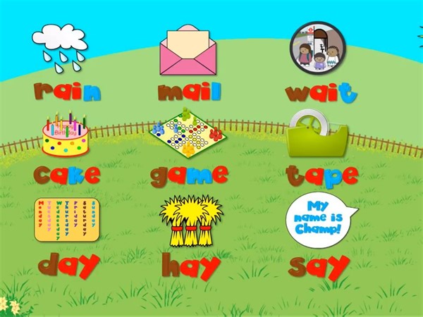 Long Vowel Letter a - ai_a-e_ay - English4abc - Phonics song