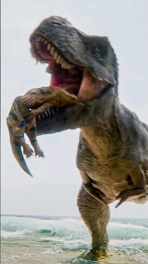 MEGALODON vs T-REX 😱