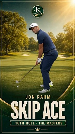 Jon Rahm’s Impossible Skip-Shot Hole-in-One at The Masters