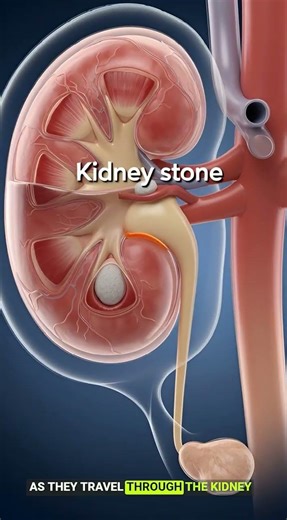 3D Kidney Stone Formation Explained – Animated Medical Visualization