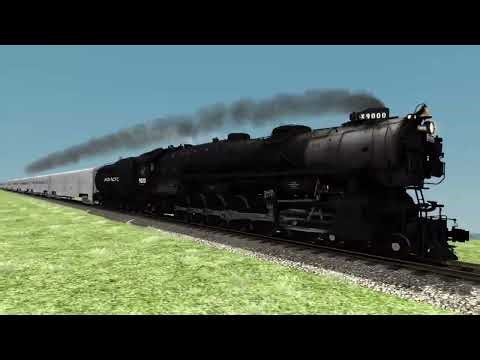 Train Simulator classic union pacific 9000 speed test 200mph!!!