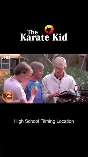 The Karate Kid High School Filming Location #filmlocstion #moviesxene #80smovies #trending #film