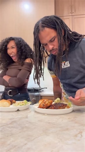 Keith Lee on Instagram: "The Henry’s House taste test 💕 would you try it ? 💕 @jaylabrenae @_gqtone @famileeday"