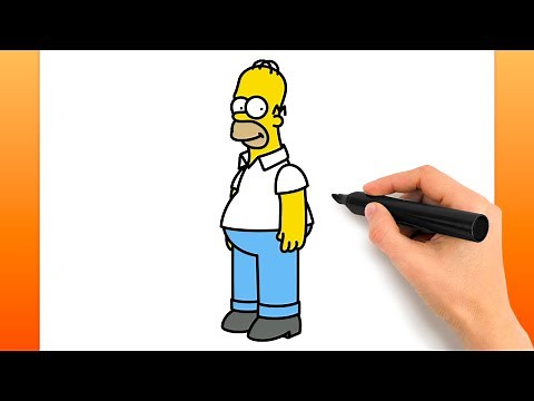 Comment Dessiner Homer Simpson (Tutoriel De Dessin Facile)