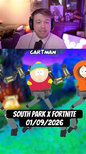 South Park in Fortnite! Cartman, Stan, Kyle, & Kenny will be Fortnite Skins w/a new Mythic item!
