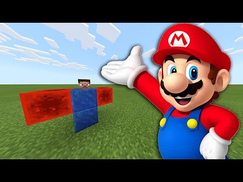 How to summon super mario in minecraft
