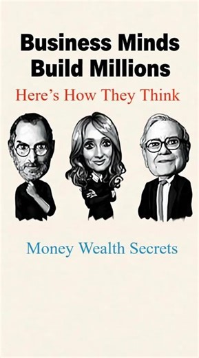 Money Wealth Secrets: Business Minds Build Millions — Here’s How They Think. 🔥#viralshort #business