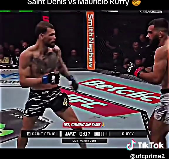 Benoit Saint Denis vs Maurício Ruffy Fight Highlights