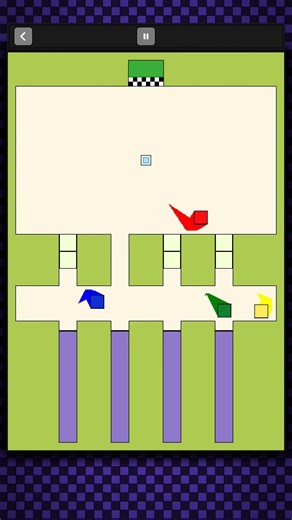 Square🟫🟨🟪 race arena simulator #squareracearena #squareracegame #shorts