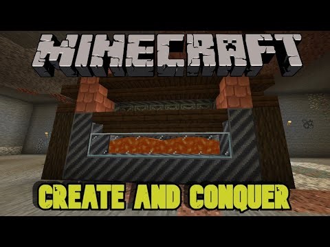 Create and Conquer | Minecraft #11 - I made an Automatic Cobble Generator with the Create Mod!