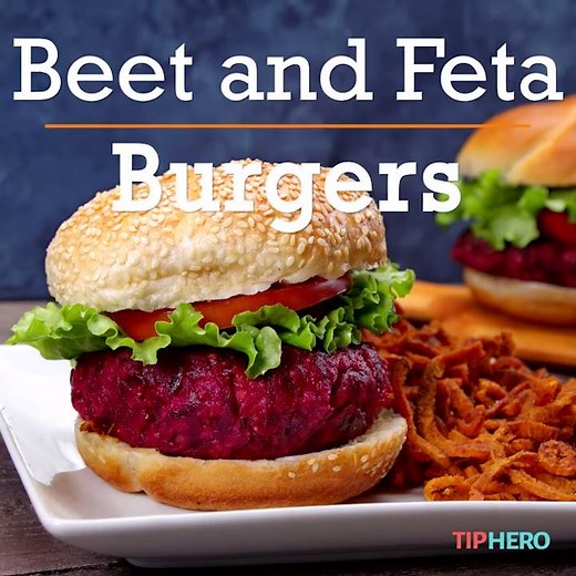 Beet & Feta Burgers