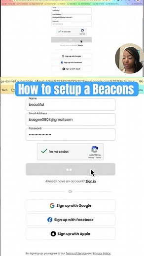 How to setup a Beacons Account #beacons #beaconsai #setupbeacons #beaconstutorial