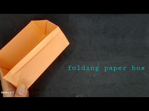 How to make paper box.