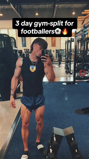 3 Day Gym-Split for Footballers ⚽️🔥