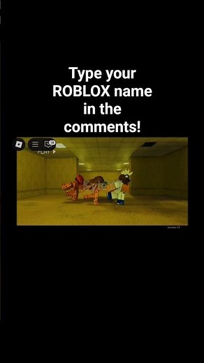 Type your Roblox name!