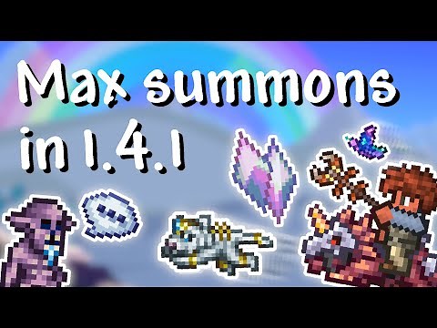 Terraria - 1.4.1 Maximum summons (your personal army!)
