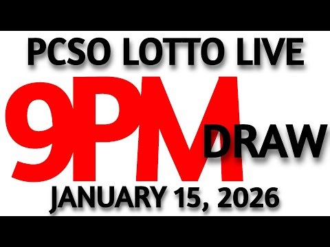 Lotto Result Today 9pm Draw January 15, 2026 Swertres Ez2 PCSO LIVE