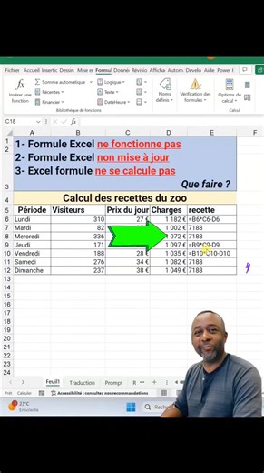 Excel semble buguer car les formules ne se mettent pas à jour et ne se calculent pas ? Découvrez les 3 causes et comment les résoudre. #Excel #MSExcel #solutions | L'Ingénieur Y