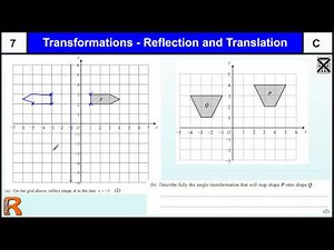 Transformations GCSE Maths Higher & Foundation revision Exam paper practice & help